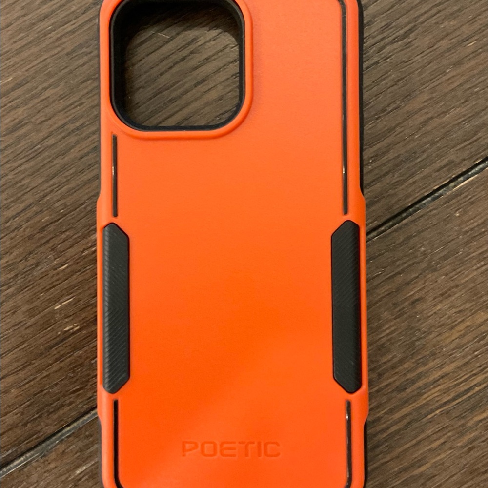 iPhone 14 Pro Max Case - Poetic Orange Phone Case NWOB